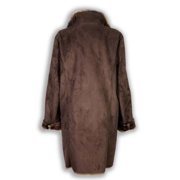 Women's Orvis Shearling Winter Coat - Picture 8 of 12